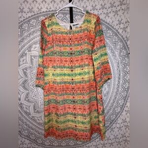 Wrangler Multicolor Long Sleeve Dress